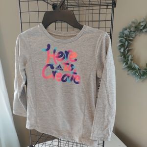 Girls (6x) Adidas long-sleeved climalite top